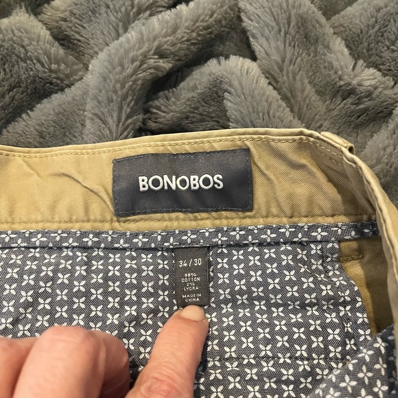 Bonobos Slim Tan Chinos Size 34w - Picture 9 of 14